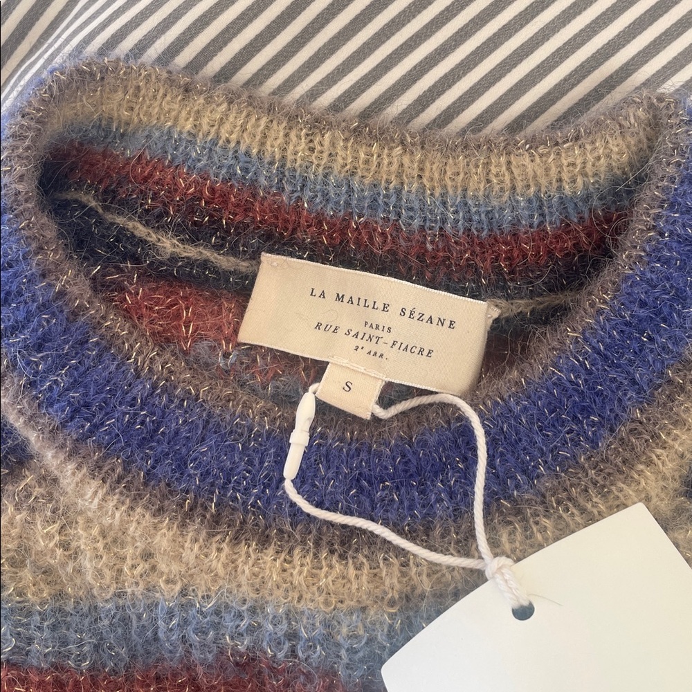 Sezane Antonio Jumper Striped Sweater - Picture 3 of 6